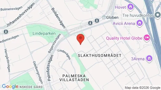 Kontorslokaler att hyra i Söderort - kort over placeringen
