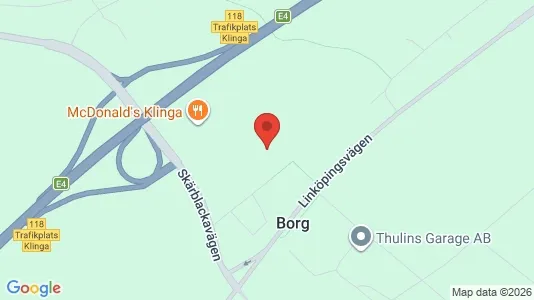 Lagerlokaler att hyra i Norrköping - kort over placeringen