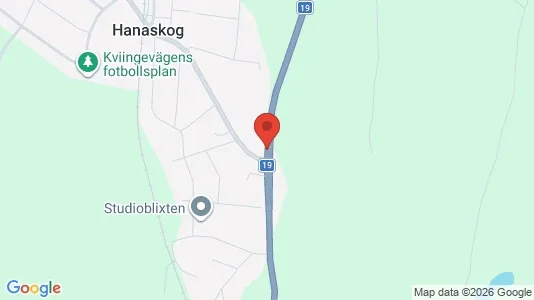 Kontorslokaler att hyra i Östra Göinge - kort over placeringen