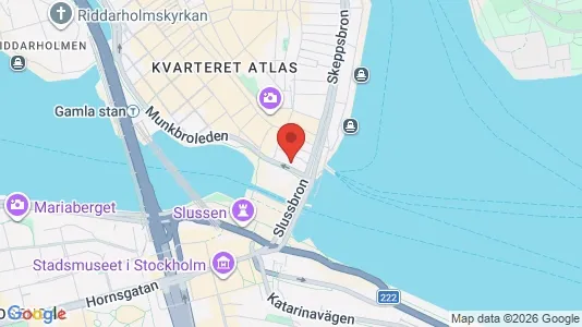 Kontorslokaler att hyra i Stockholm Innerstad - kort over placeringen
