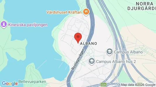 Kontorslokaler att hyra i Östermalm - kort over placeringen