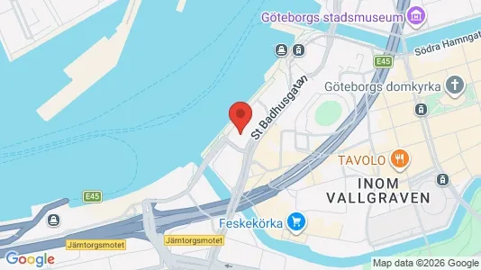 Kontorslokaler att hyra i Göteborg Centrum - kort over placeringen