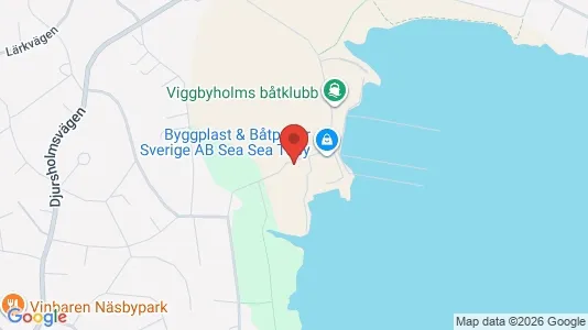 Affärslokaler att hyra i Täby - kort over placeringen