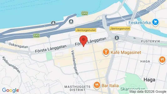 Kontorslokaler att hyra i Göteborg Centrum - kort over placeringen