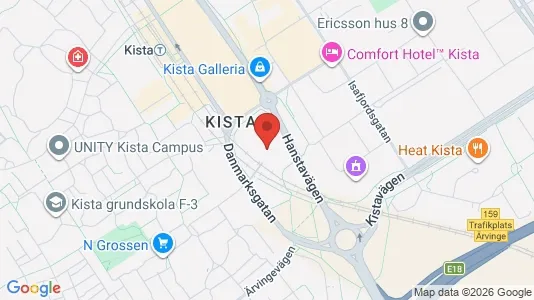 Kontorslokaler att hyra i Västerort - kort over placeringen