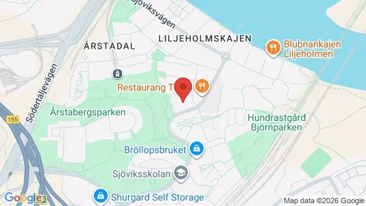 Affärslokaler att hyra i Södermalm - kort over placeringen