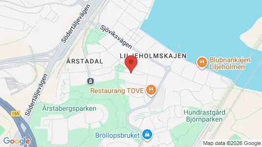 Affärslokaler att hyra i Södermalm - kort over placeringen