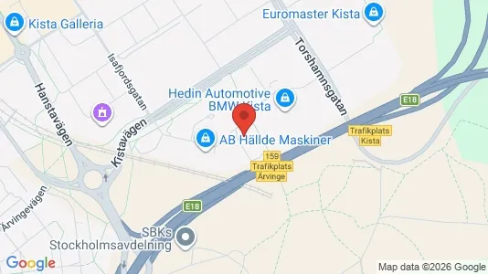 Affärslokaler att hyra i Västerort - kort over placeringen