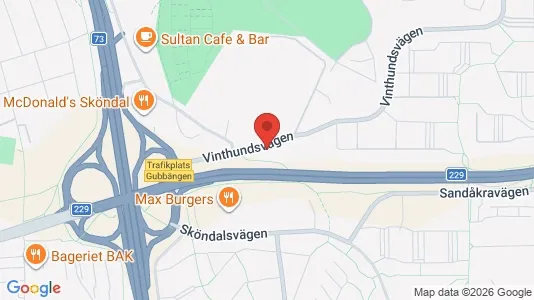Affärslokaler att hyra i Söderort - kort over placeringen