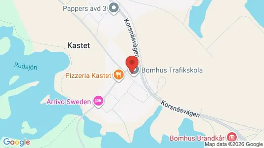 Affärslokaler att hyra i Gävle - kort over placeringen