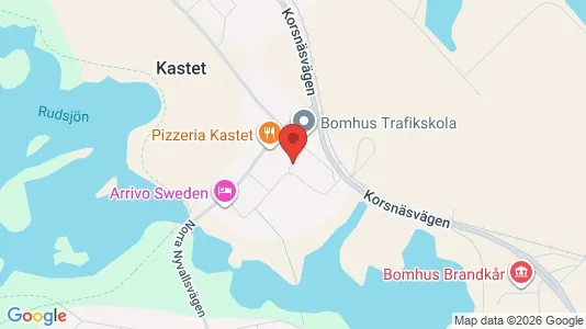 Affärslokaler att hyra i Gävle - kort over placeringen