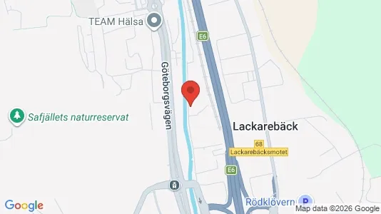 Affärslokaler att hyra i Mölndal - kort over placeringen