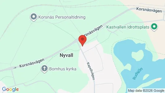 Affärslokaler att hyra i Gävle - kort over placeringen