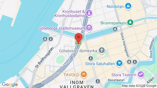 Affärslokaler att hyra i Göteborg Centrum - kort over placeringen
