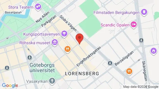 Affärslokaler att hyra i Göteborg Centrum - kort over placeringen