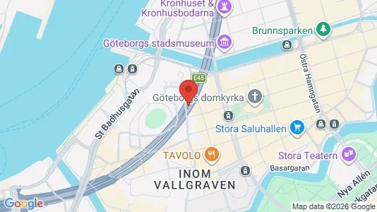 Affärslokaler att hyra i Göteborg Centrum - kort over placeringen