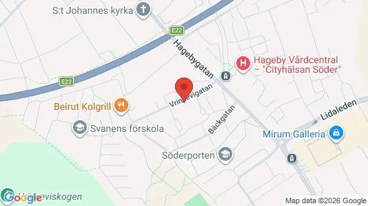 Affärslokaler att hyra i Norrköping - Bild från Google Street View