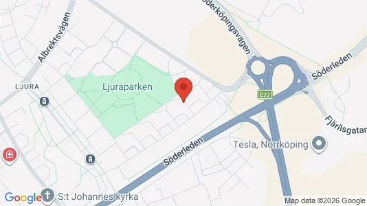 Affärslokaler att hyra i Norrköping - kort over placeringen