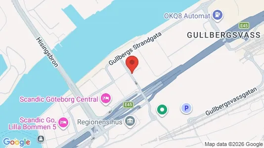 Kontorslokaler att hyra i Göteborg Centrum - kort over placeringen