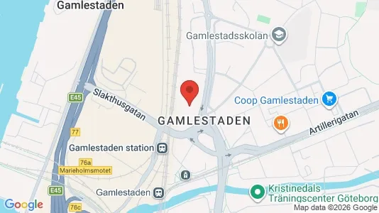 Kontorslokaler att hyra i Göteborg Östra - kort over placeringen