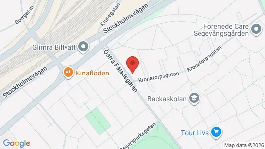 Affärslokaler att hyra i Kirseberg - kort over placeringen