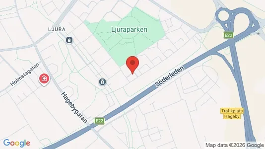 Affärslokaler att hyra i Norrköping - kort over placeringen