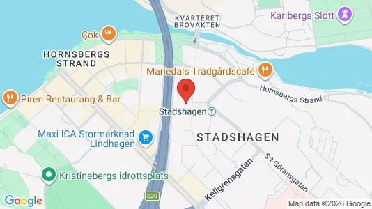 Kontorslokaler att hyra i Kungsholmen - kort over placeringen