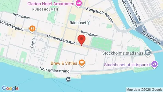 Affärslokaler att hyra i Kungsholmen - kort over placeringen