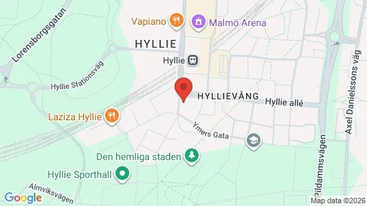 Kontorslokaler att hyra i Fosie - kort over placeringen
