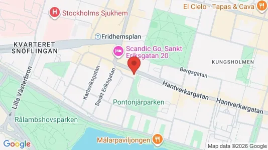 Kontorslokaler att hyra i Kungsholmen - kort over placeringen