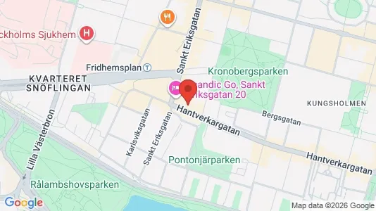 Kontorslokaler att hyra i Kungsholmen - kort over placeringen