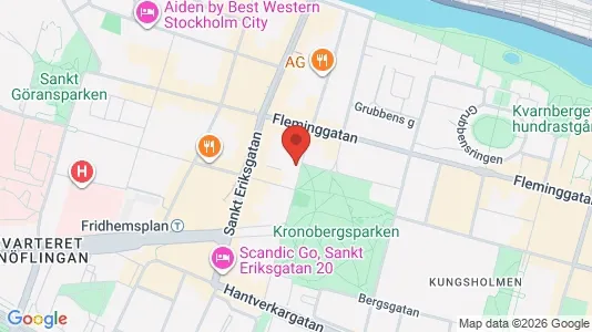Kontorslokaler att hyra i Kungsholmen - kort over placeringen