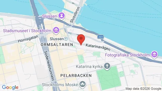 Kontorslokaler att hyra i Södermalm - kort over placeringen