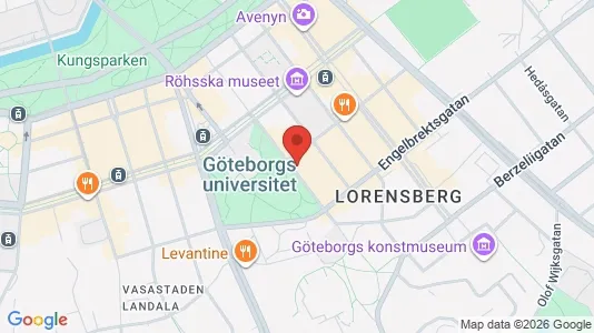 Kontorslokaler att hyra i Göteborg Centrum - kort over placeringen