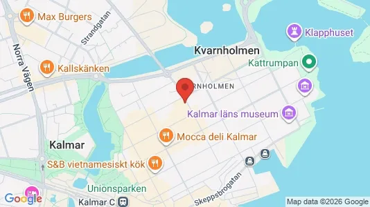 Kontorslokaler att hyra i Kalmar - kort over placeringen