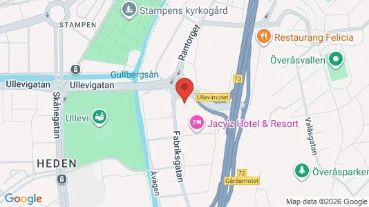 Kontorslokaler att hyra i Örgryte-Härlanda - kort over placeringen
