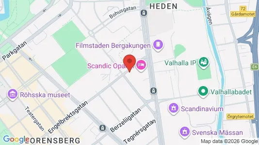 Kontorslokaler att hyra i Örgryte-Härlanda - kort over placeringen