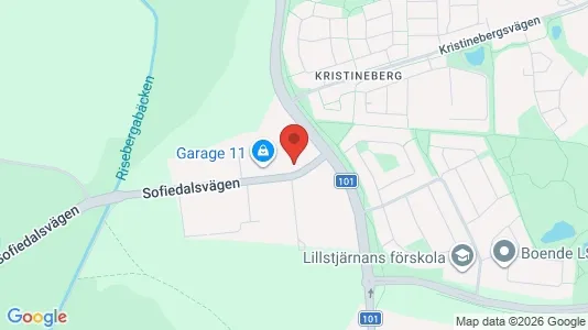 Lagerlokaler att hyra i Oxie - kort over placeringen