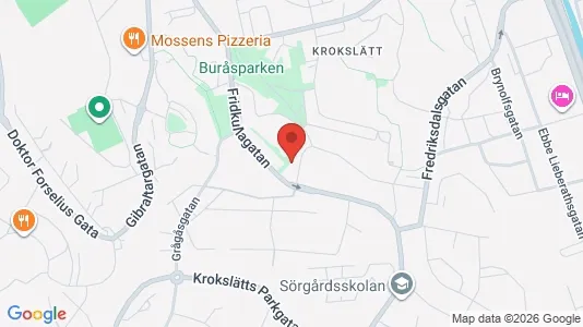 Kontorslokaler att hyra i Örgryte-Härlanda - kort over placeringen