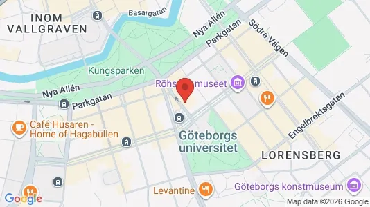 Kontorslokaler att hyra i Göteborg Centrum - kort over placeringen