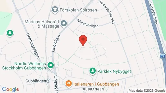 Kontorslokaler att hyra i Söderort - kort over placeringen