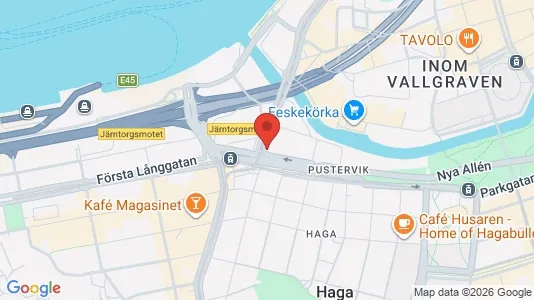 Kontorslokaler att hyra i Göteborg Centrum - kort over placeringen