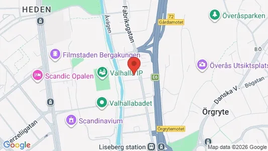 Kontorslokaler att hyra i Örgryte-Härlanda - kort over placeringen