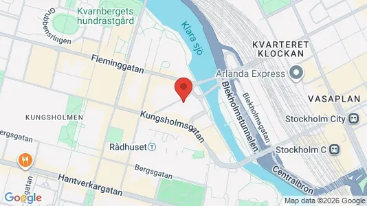 Kontorslokaler att hyra i Kungsholmen - kort over placeringen
