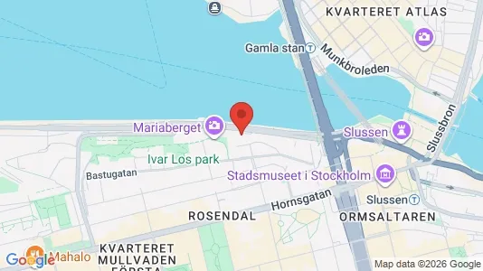 Kontorslokaler att hyra i Södermalm - kort over placeringen