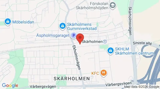 Kontorslokaler att hyra i Söderort - kort over placeringen