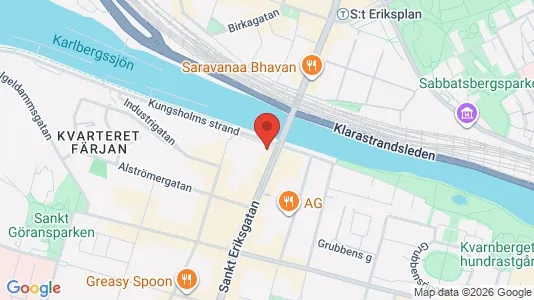 Kontorslokaler att hyra i Kungsholmen - kort over placeringen