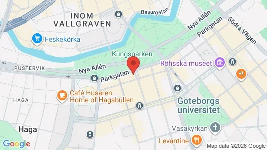 Kontorslokaler att hyra i Göteborg Centrum - kort over placeringen