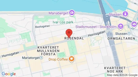 Kontorslokaler att hyra i Södermalm - kort over placeringen