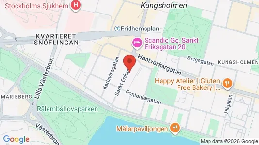 Kontorslokaler att hyra i Kungsholmen - kort over placeringen